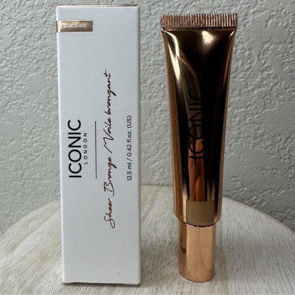 $16 🌙‎ Iconic London Sheer Bronze Highlighter In Beach Vibes NEW FULL SZ - Picture 1 of 5